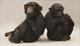 Chimps - ceramic