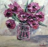 Anemones in Glass Jar - Alison Cowan