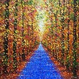 Bijou with Blue Path - Alison Cowan