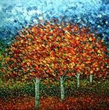 Four Fiery Trees - Alison Cowan