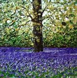 Single Tree in Lavender Field - Alison Cowan