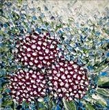 Textured Hydrangea Trio - Alison Cowan