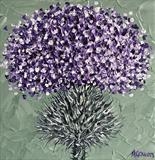 Thistle on Green - Alison Cowan