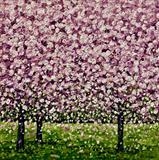 Three Trees Blossoming - Alison Cowan