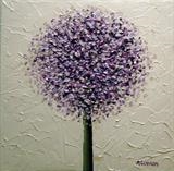 Wee Purple Pom Pom - Alison Cowan