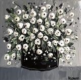 Wee Snowberries on Grey - Alison Cowan