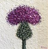 Wee Textured Thistle - Alison Cowan