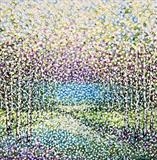 Woodland Birch with Blue Beyond - Alison Cowan