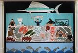 Fish Shop Painting Commission Loreburn Centre Dumfires - Jason Shackleton