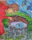 Marigold and Ring at Well - John Slavin