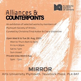 Melanie Guy - Aliances & Counterpoints MIRROR Gallery Plymouth